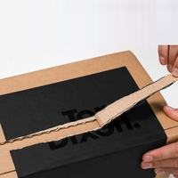 Boîte d'Expédition en Gros Personnalisée avec Logo, Petit Carton Pliant, Emballage Blanc en Carton Ondulé