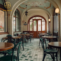 Banquette en cuir, banquette, banquette, banquette, banquette, banquette, banquette, ensemble de meubles ronds pour hôtels commerciaux et restaurants