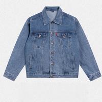 Veste en jean de haute qualité, imprimée, avec logo brodé, pour hommes, streetwear de printemps, veste en jean en coton fin avec logo à l'avant