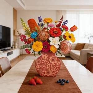 12 Platos <span class=keywords><strong>de</strong></span> Barro Mexicanos Cielito Lindo, Decoración para Fiestas, Florero, Centro <span class=keywords><strong>de</strong></span> Mesa, Caja <span class=keywords><strong>de</strong></span> Regalo <span class=keywords><strong>de</strong></span> Papel Mexicano para Bodas y Fiestas - Product Image 2