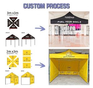 Tentes de stand d'exposition personnalisées avec logo, tentes pliantes publicitaires imperméables, gazebo 10x10, vente en gros - Product Image 5