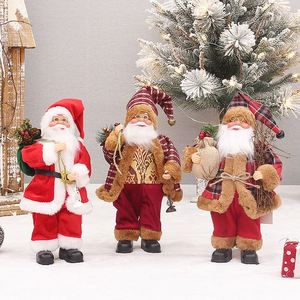Decoraciones Navideñas, Santa Claus de Tela de 30 cm, Hecho a Mano, Nuevo, Adorno para Ventana, Juguetes - Product Image 2