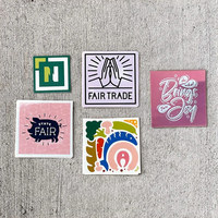Autocollant décoratif découpé à la forme, en vinyle adhésif résistant aux UV, impression personnalisée, vente chaude