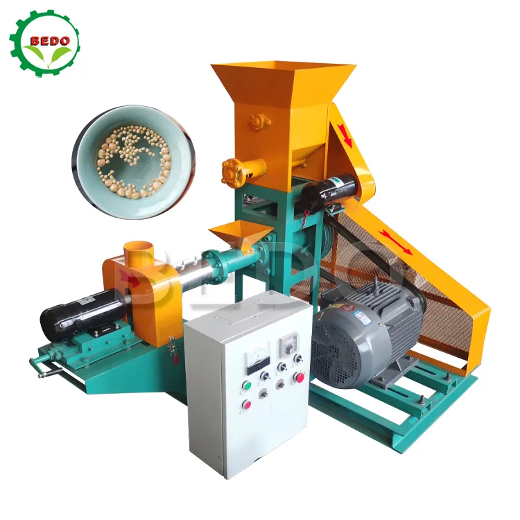 Cameroon Pet Dog food Floating Fish Feed Pellet Machine Extruder Equipment