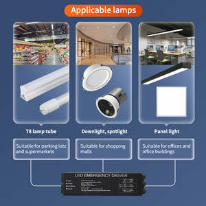 Alimentation d'urgence en aluminium 10~50W 24V, pilotes LED d'urgence pour usage commercial et résidentiel - Product Image 4