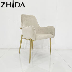 Silla de restaurante Cubierta de metal Taburete alto Nave moderna Bar Comedor Muebles Taburete Silla - Product Image 1