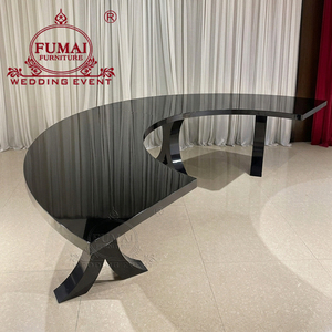 Large Modern Hotel Dining Wedding Hall Gold Stainless Steel <b>Round</b> <b>Table</b> for Events Parties Outdoor Use - Product Image 3
