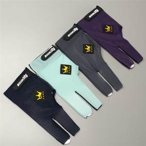 Guantes de Billar Billking de 3 Dedos, Antideslizantes, Transpirables, de Malla, para Billar y Snooker, Accesorio Unisex - Product Image 1
