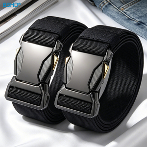 Cinturón Táctico de Nylon con Hebilla Metálica de Liberación Rápida Gunmetal Mecha, Correa de Alta Densidad para Pantalones Cargo y <span class=keywords><strong>Jeans</strong></span> de Hombre para Actividades al Aire Libre - Product Image 1
