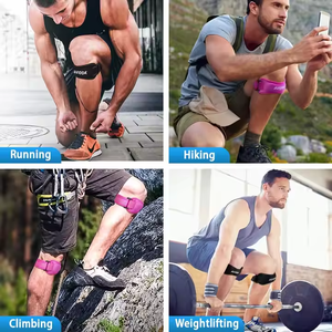 Rodillera ajustable de gel de sílice para rótula, correa de soporte para tendón, cinturón de soporte para <span class=keywords><strong>rodilla</strong></span> y alivio del dolor de rótula - Product Image 5