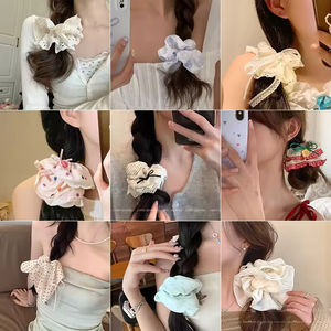 Élastique à cheveux volumineux tendance et simple, idéal pour le quotidien des femmes - Product Image 6