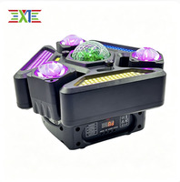 Projecteur de scène DJ 130W Bee Eye Strobe RGBW avec contrôle DMX512, faisceau LED à pixels et effet de tête mobile à rotation infinie