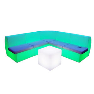 Sofá de discoteca con brillo Led, mueble de discoteca luminoso (Sf201) - Product Image 1