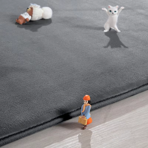 Tapis de jeu épais en velours corail pour enfants, idéal pour chambre, salon, garderies et parcs de jeux pour bébés et tout-petits - Product Image 3