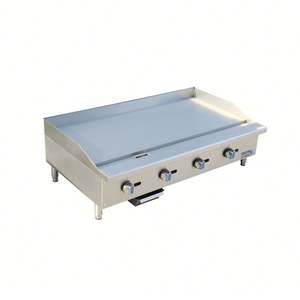 เตาแก๊สแบบแผ่นขนาด 48 นิ้ว รุ่นขายดี 120,000 BTU สแตนเลส ขาปรับระดับได้ ใช้แก๊สธรรมชาติ (NG) หรือ โพรเพน อุปกรณ์ครัว - Product Image 3