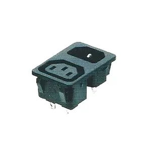 125V 10A Ac Power Waterdichte Socket IB-654 Ac Power Socket Vrouwelijke Goede Kwaliteit Pin Terminal Schakelaar