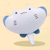 Mignon Manta Ray peluche Stingray océan poupée dessin animé doux animaux de mer en peluche jouet en peluche personnalisé de la conception