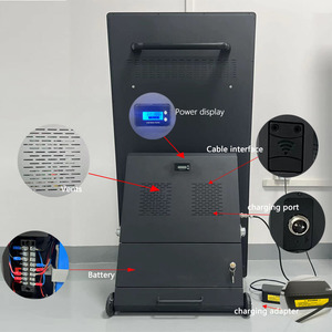 43 inç açık taşınabilir LCD reklam monitörü IP65 anma hareketli Kiosk ile pil Android dijital tabela oyuncu için Poster - Product Image 6