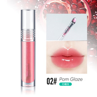 Logo personnalisé, gloss à lèvres transparent brillant de luxe, biologique, végétalien, effet glaçon, gloss volumateur pour les lèvres, personnalisés