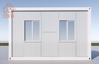 Mini-maison conteneur préfabriquée personnalisée, démontable, écologique et moderne, disponible en 20ft, 10ft, 15ft, pour un logement mobile et portable.