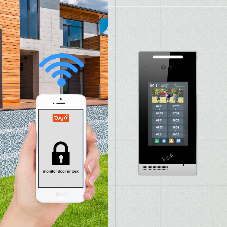 Умные дверные звонки, Интерком, домофон, домофон для здания, дверной звонок, видеодомофон, Домашняя безопасность