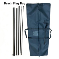 Kit de mât de drapeau d'usine, drapeau plume, drapeau goutte d'eau, drapeau rectangulaire, drapeau de plage et support/socle, mât de drapeau géant plume, mât de drapeau en fibre de verre et aluminium