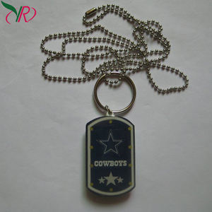 2025 OEM Custom Name Markenlogo LED blinkendes Abzeichen Pin Halskette Großhandel Werbe-Party zubehör für Rave-Events - Product Image 4