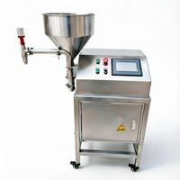 Machine semi-automatique prémontée et prête à l'emploi pour le conditionnement de liquides (boissons, eau pure, huile, thé) en flacons en verre - Production en petites séries