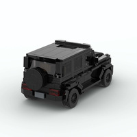 Plastique compatible pour voitures de course SUV de luxe en petites pièces, jouets de construction éducatifs MOC à assembler soi-même pour enfants