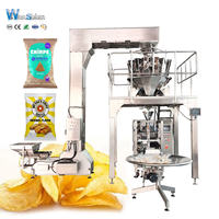 Machine d'emballage verticale automatique Weeshine WPV200, directement de l'usine, pour bonbons, chips de pommes de terre, et snacks fragiles