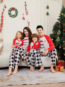 Conjunto de pijamas de Navidad Pijamas de Navidad <span class=keywords><strong>para</strong></span> mujer 2025 Nueva <span class=keywords><strong>ropa</strong></span> familiar Conjunto de Navidad <span class=keywords><strong>para</strong></span> adultos - Product Image 5