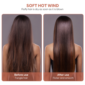 Sèche-cheveux <span class=keywords><strong>brosse</strong></span> ionique tout-en-un avec diffuseur, souffleur rotatif et volumateur - Utilisation hôtelière, contrôlé par application, pour la maison, les voyages et les camping-cars - Product Image 5