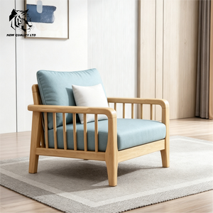 Vente directe d'usine, prix avantageux, stock important, canapé personnalisé, design moderne, meubles de salon écologiques, canapé en bois et tissu. - Product Image 4