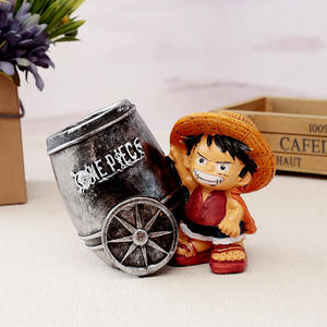Dibujos animados japoneses Luffy decoración lindo creativo portalápices estudiante cumpleaños regalo Oficina escritorio Decoración - Product Image 1