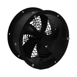 AngeDa yüksek verimlilik harici Rotor Motor yüksek hacimli 5 bıçak endüstriyel soğutma Powered Ac eksenel akış Fan pervane