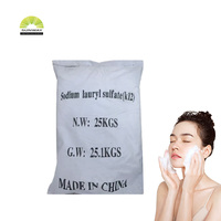 Poudre 92% de sulfate laurique de sodium de catégorie détersive SLS K12 pour le nettoyage