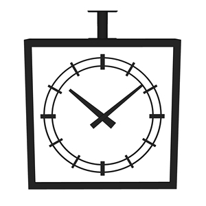 Reloj de Torre Analógico de Doble Cara, Moderno, Metálico, para Exteriores, Resistente al Agua, con Luz Nocturna - Product Image 2