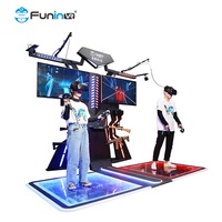 Funin VR FPS Arena, Juego Musical de Realidad Virtual, Máquina de Juego de Disparos con Pistola VR 9D