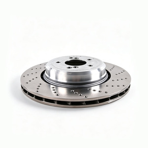 Drilled Ventilated Rear Left <b>Brake</b> <b>Disc</b> Rotor 34212282807 For BMW M5 E60 E61 LCI M6 E63 E64 Car Rear <b>Brake</b> Rotor - Product Image 1
