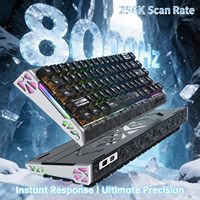 ATTACK SHARK R68HE Hall Effect Gaming Keyboard 8000Hz Ultra Low Latency 65 Percent Hot Swap Keyboards For Esports PC