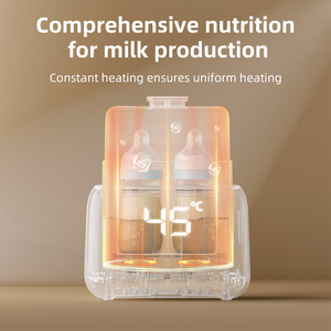 Esterilizador de doble botella de diseño moderno Calentador de alimentos para bebés con sincronización de cita de 24 horas con pantalla Lcd - Product Image 3