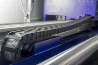 Twinjet Tb-1804 180Cm Uv-Rol Om Te Rollen En Flatbed Hybride UV-Printer Vernis Afdrukken