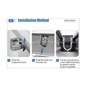 Số lượng lớn bán buôn bảng điều khiển năng lượng mặt trời an ninh Clip giả mạo bằng chứng ốc vít khóa Clip chống kẻ trộm Fastener cho sử dụng thương mại - Product Image 5
