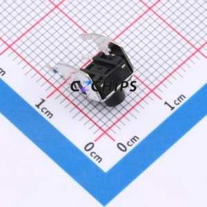 ZX-QC66-6.5ZJ Tactile Switch Through hole Component THT-4P,6x6mm Switch Single Pole Single Throw Round Button 2.6N Through Hole - Product Image 2