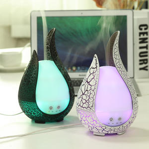 Difusor de Aromas Yx 261 con Diseño Agrietado, Mini Humidificador Ultrasónico de Escritorio para Uso Doméstico, Tanque de Agua de 0.5L, Luz LED, Temporizador de 2 a 8 Horas - Product Image 1