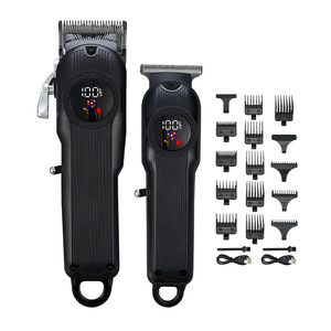 Kit de Aseo Profesional Inalámbrico: Recortadora de Pelo para Barbero, Máquina de Corte Eléctrica Profesional de Precisión 0mm Zero Gapped para Detalles y Acabados - Product Image 3