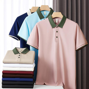Chemise polo de sport pour homme à manches courtes, pour le tennis, la course à pied, séchage rapide, haute qualité, vêtements de sport pour la salle de sport - Product Image 1