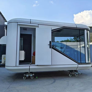 Maison modulaire capsule préfabriquée minuscule prête à l'emploi Conteneur portable extensible flottant pour installation complète - Product Image 1