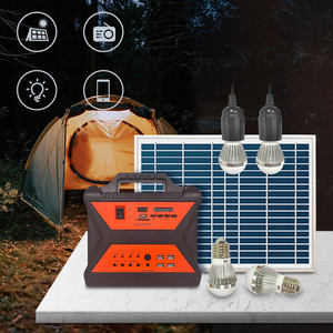 Système d'éclairage solaire domestique 10W avec <span class=keywords><strong>batterie</strong></span> au plomb-acide, onduleur à onde sinusoïdale pure, contrôleur PWM, radio FM MP3 - Product Image 4