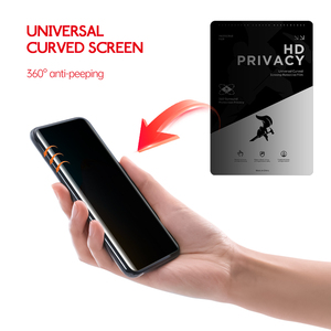 120x180mm pantalla curva <span class=keywords><strong>hidrogel</strong></span> Anti Peep 360 ° HD película protectora de pantalla de privacidad - Product Image 4